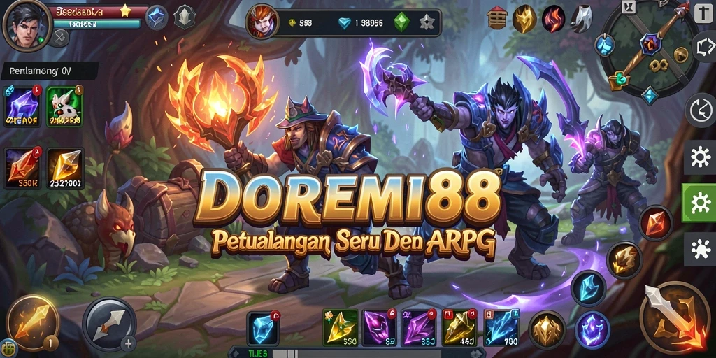 Gameplay seru dan grafis menakjubkan di DOREMI88.