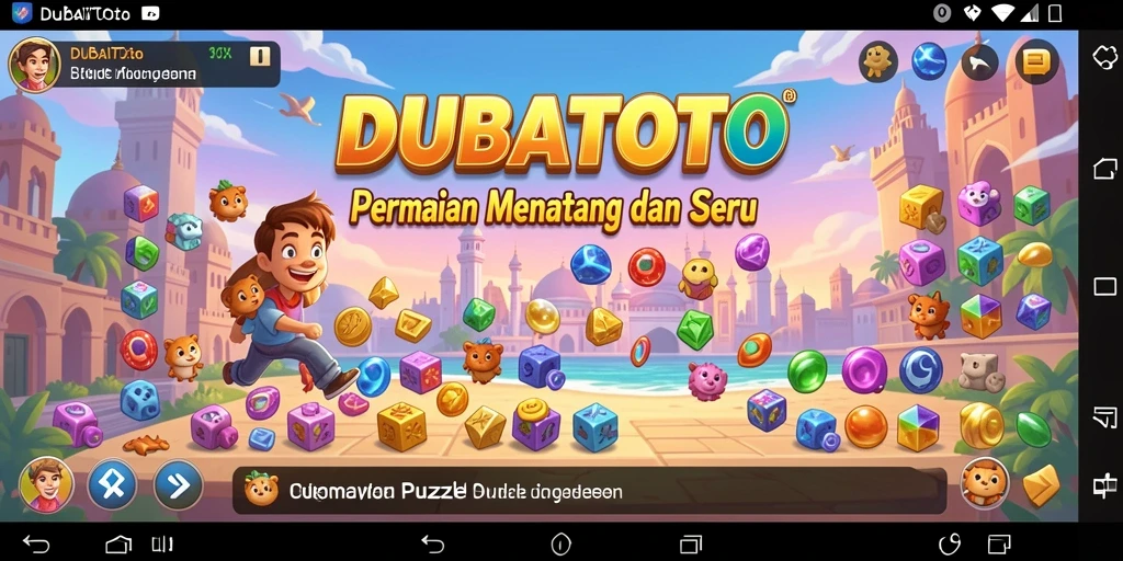 Tampilan gameplay DUBAITOTO yang menantang dan mengasyikkan.