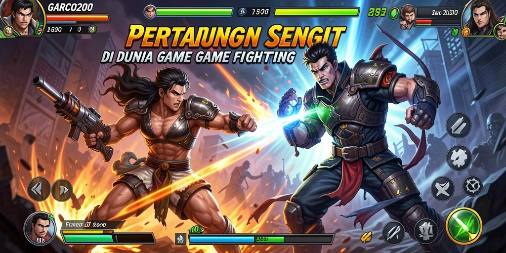 Gameplay GARCO200 yang intens dan penuh aksi Fighting.