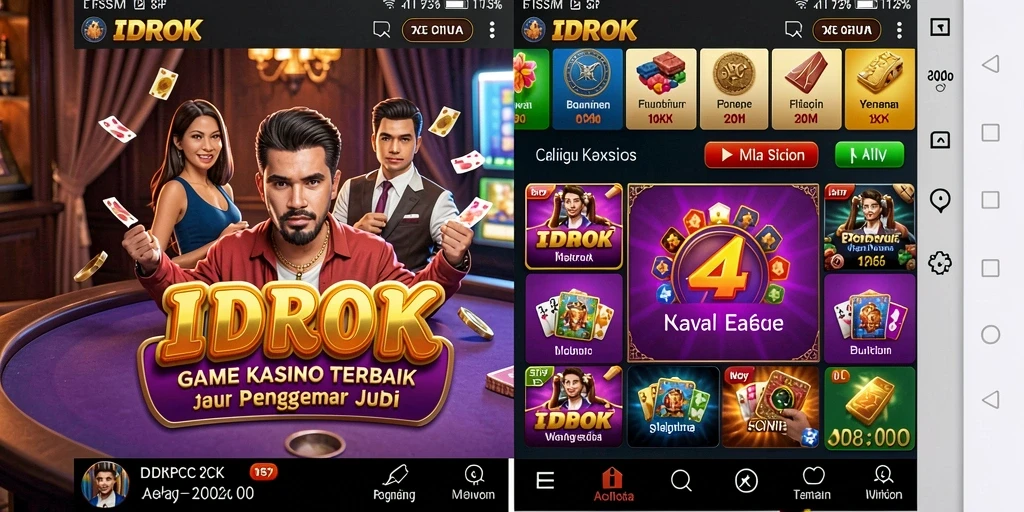 Tampilan gameplay dari IDROK yang sangat menarik dan interaktif.