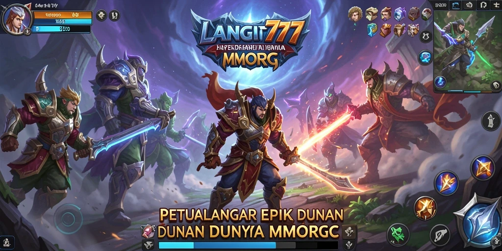 Gambaran gameplay LANGIT777 yang mengasyikkan dan interaktif dalam dunia MMORPG.
