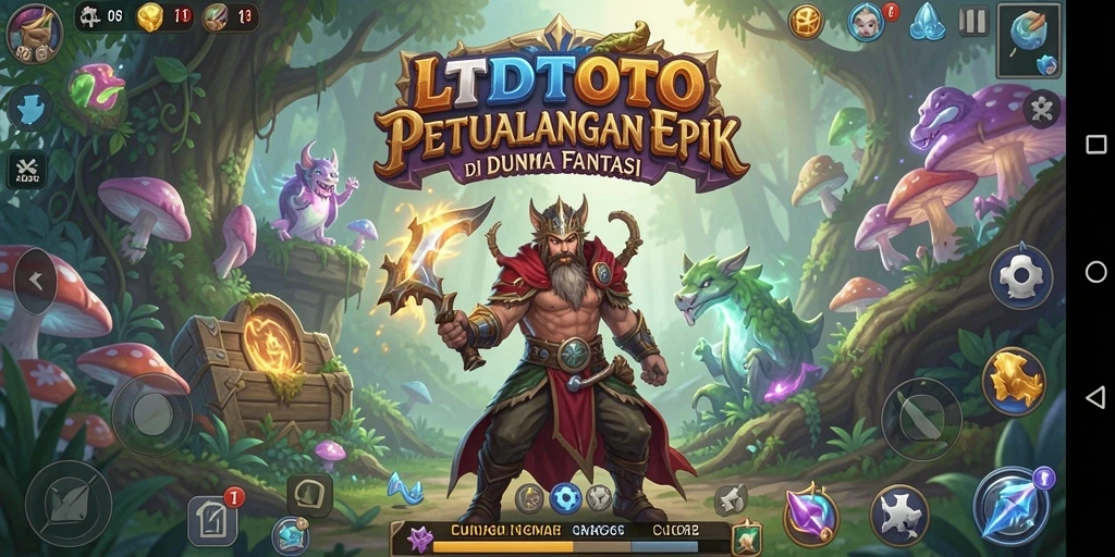 Tangkapan layar gameplay LTDTOTO dengan pertempuran yang seru.