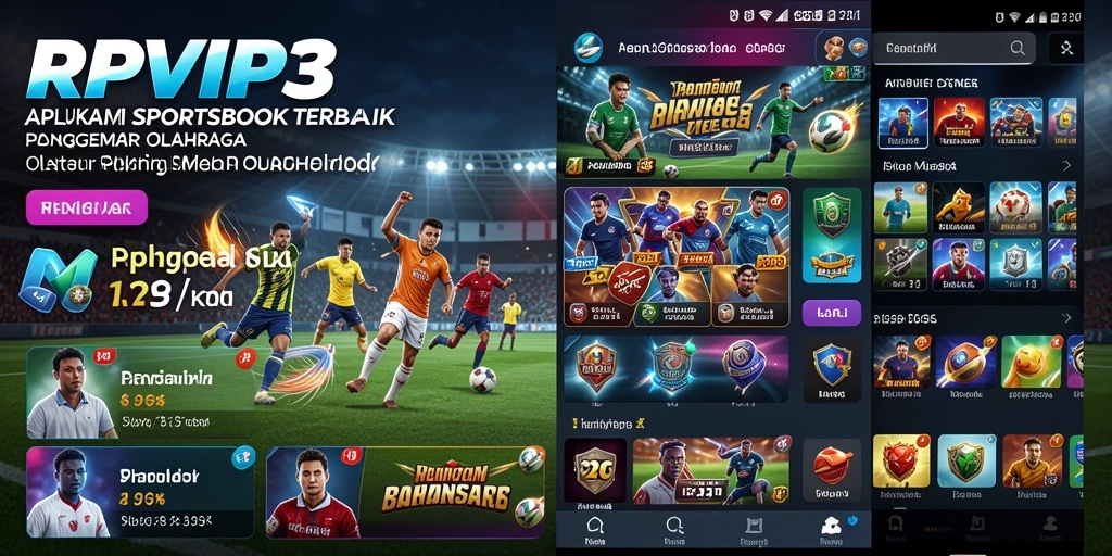 Screenshot utama RPVIP3 menampilkan antarmuka taruhan olahraga yang menarik.