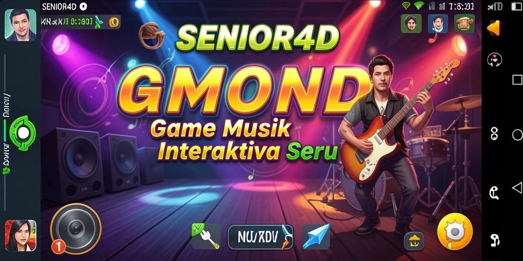 Tampilan gameplay SENIOR4D yang seru dan interaktif.