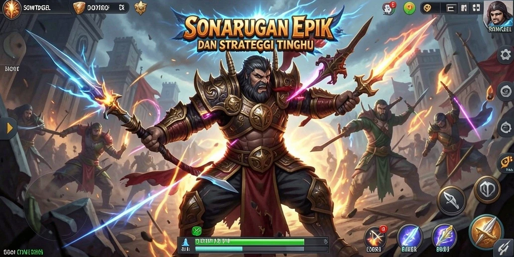 Tampilan menarik dari pertarungan epik dalam SONTOGEL.