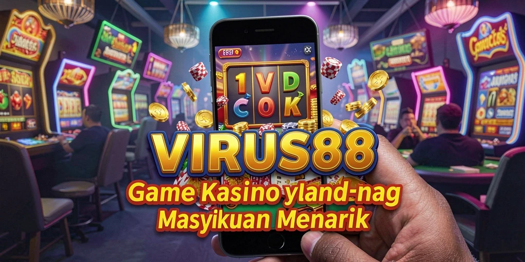 Tampilan menarik dari gameplay Kasino di VIRUS88.