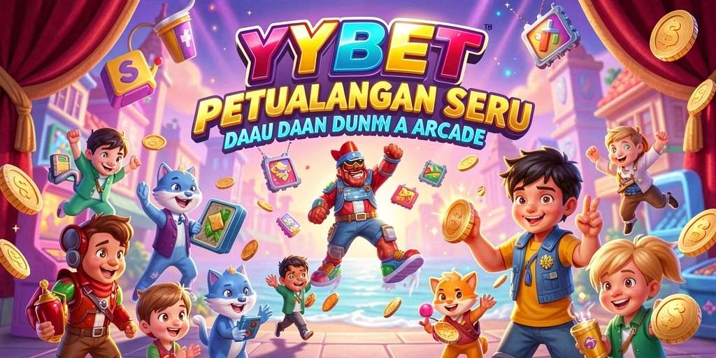 Tampilan gameplay YYBET yang penuh warna dan seru.